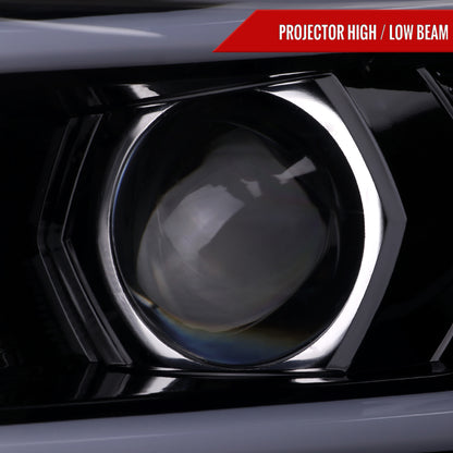 Spec-D 2017 Subaru Impreza WRX STI smoked sequential LED bar headlights