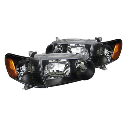 junyan Spec-D 01-02 Toyota Corolla Black Headlights 2lclh-cor01jm-dp