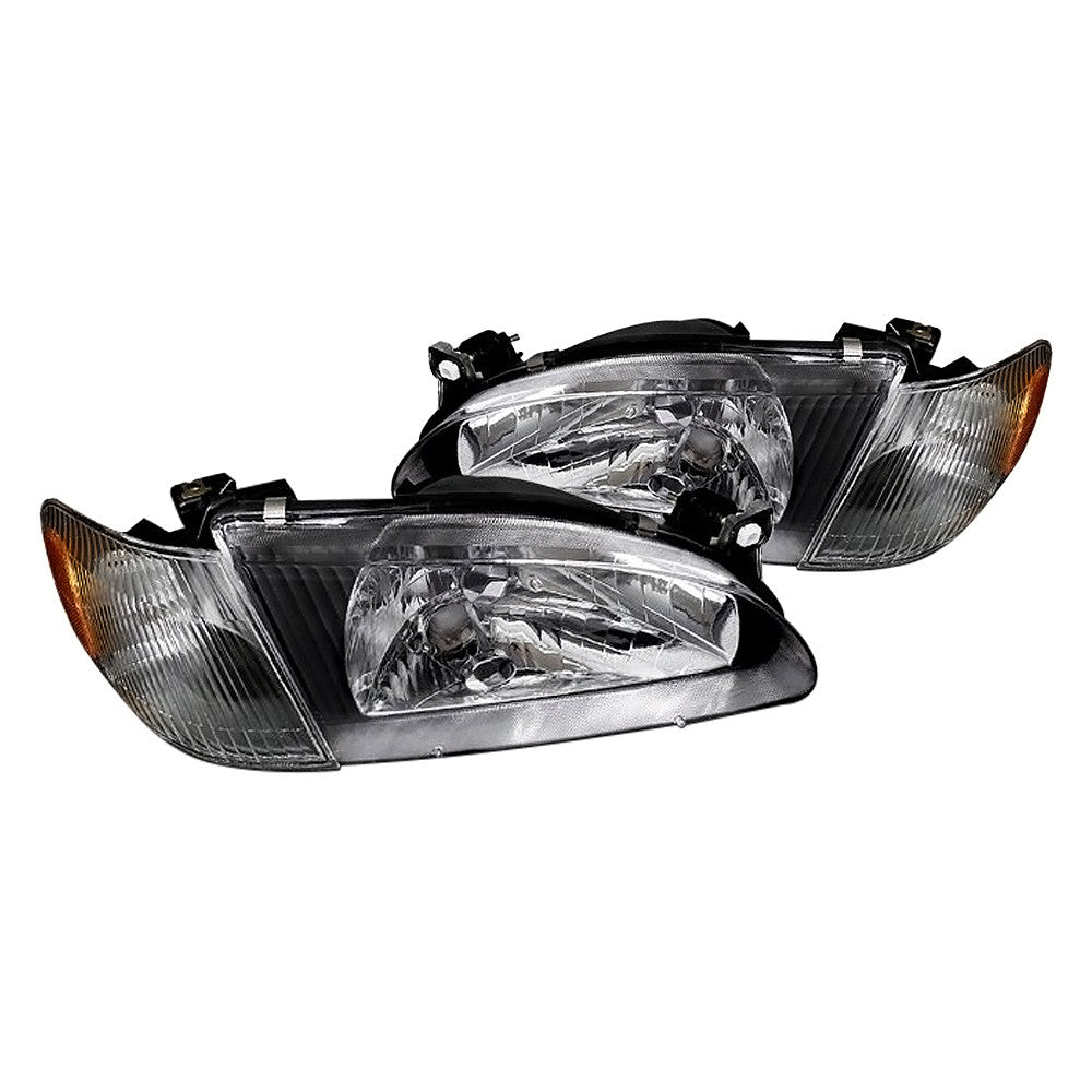 junyan Spec-D 98-00 Toyota Corolla 1Pc Black Headlights 2lclh-cor98jm-rs