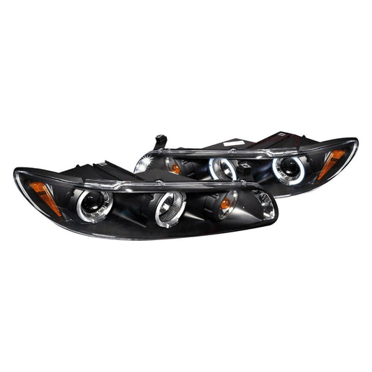 junyan Spec-D 97-03 Pontiac Grand Prix Halo Projector HeadLights -Black