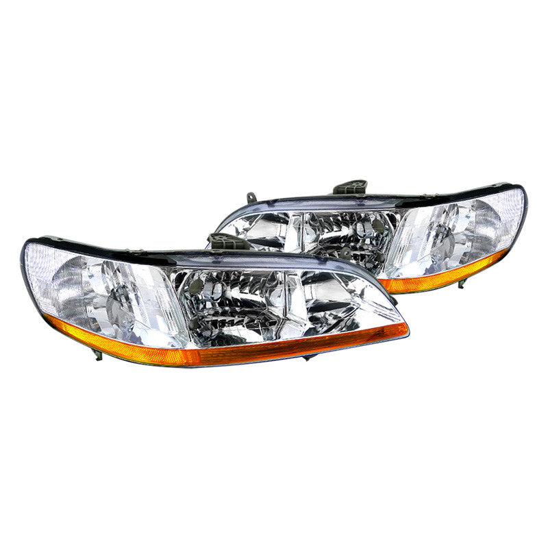 junyan Spec-D 98-02 Honda Accord Chrome Headlights 2lh-acd98-rs