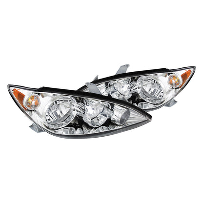 junyan Spec-D 05-06 Toyota Camry Chrome Headlights 2lh-cam05-rs