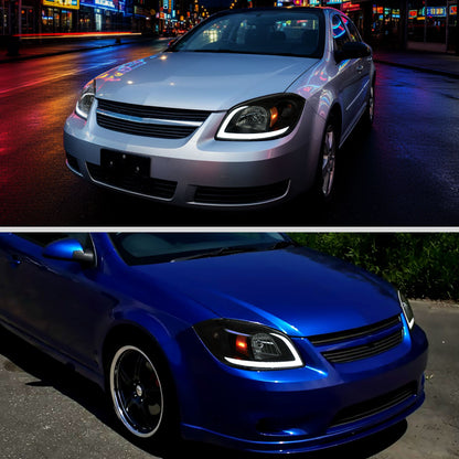 Spec-D black smoked factory style headlight assembly for 2005-2010 Cobalt