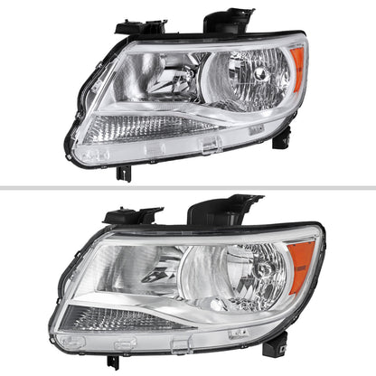 Spec-D 15-22 Chevy Colorado OEM GL Chrome Headlights