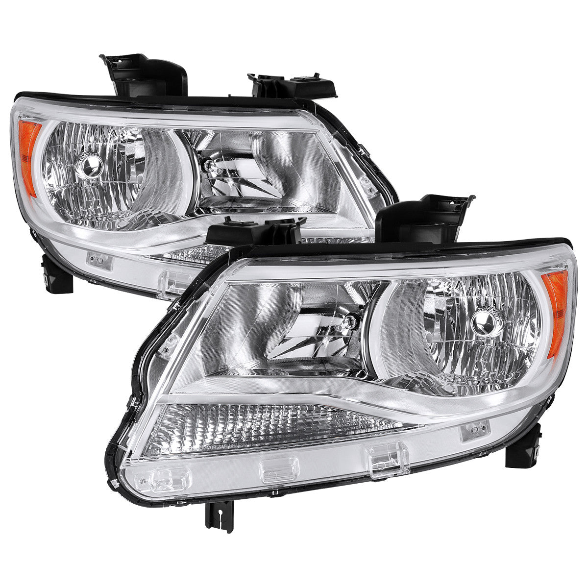 Spec-D 15-22 Chevy Colorado OEM GL Chrome Headlights