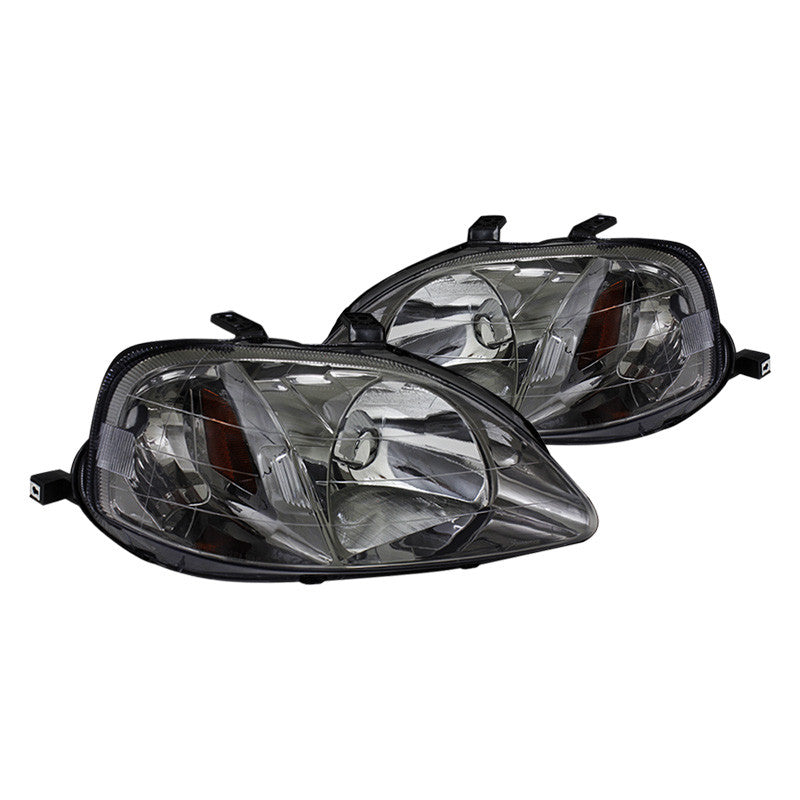 junyan Spec-D 99-00 Honda Civic Jdm Black V2 Headlights 2lh-cv99g-v2-rs