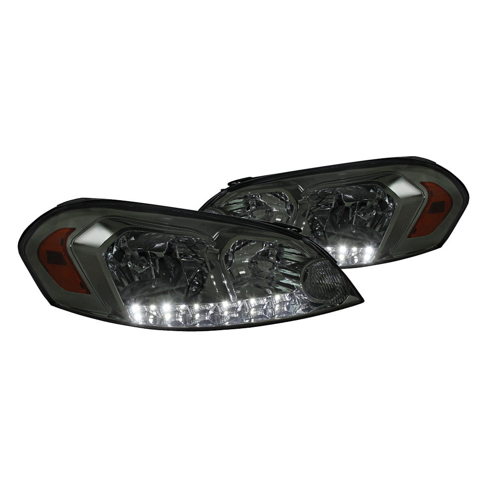 junyan Spec-D 06-13 Chevy Impala Led Smoke Headlights 2lh-ipa06g-v2-rs