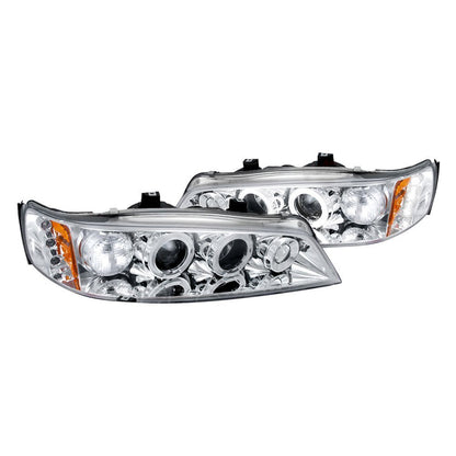 junyan Spec-D 94-97 Honda Accord Halo Projector HeadLights -Chrome