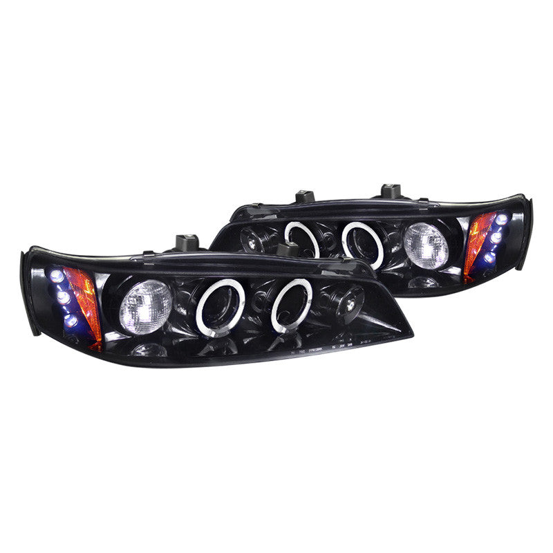 junyan Spec-D 94-97 Honda Accord Projector Glossy Blk W Smk Lens Headlights 2lhp-acd94g-tm