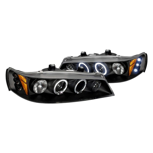 junyan Spec-D 94-97 Honda Accord Halo Projector HeadLights -Black