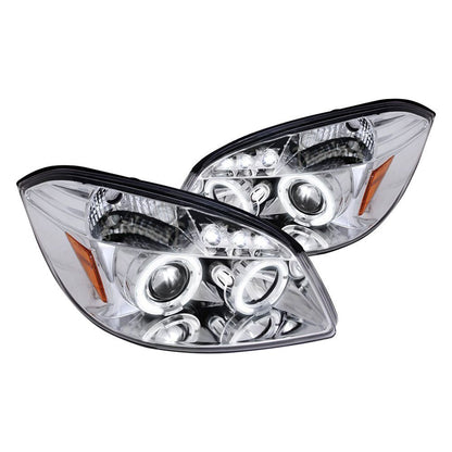 junyan Spec-D 05-09 Pontiac G5 Halo Projector HeadLights -Chrome