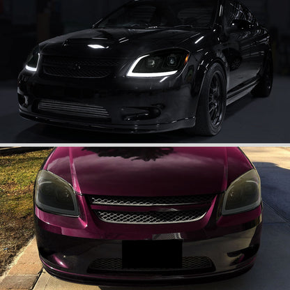 2007-2009 Pontiac G5 Spec-D black smoked projector headlights switchback DRL