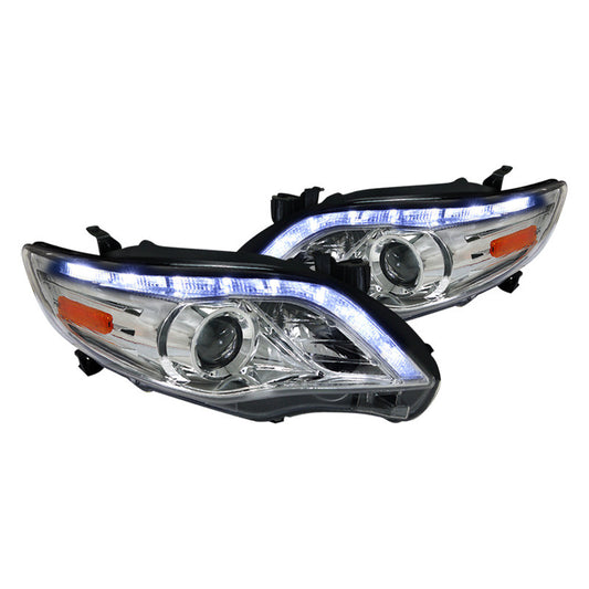 junyan Spec-D 11-13 Toyota Corolla Projector Chrome Headlights 2lhp-cor11-tm