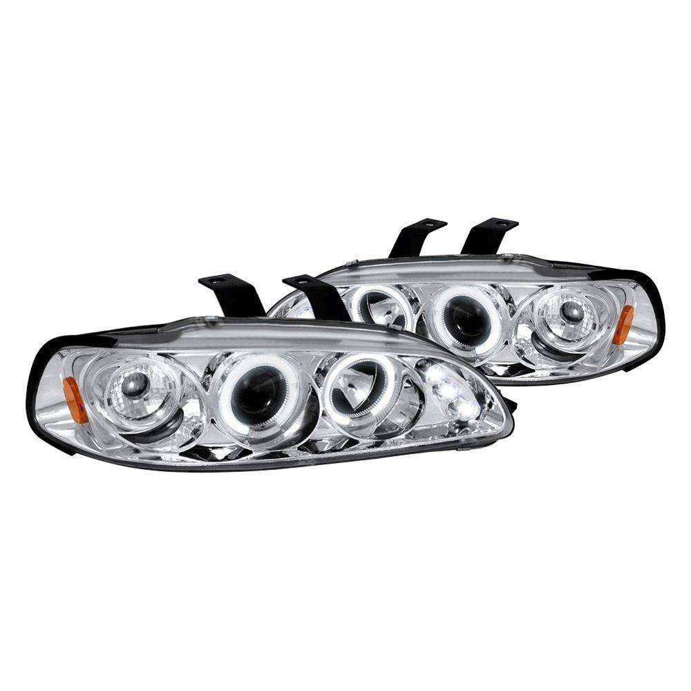 junyan Spec-D 92-95 Honda Civic 2/3dr Halo Projector HeadLights -Chrome