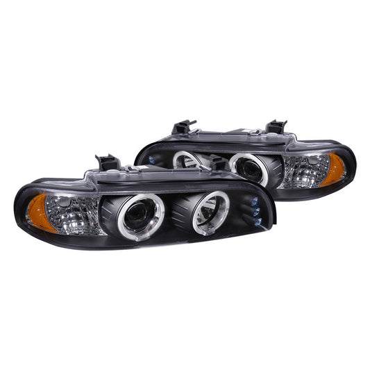 junyan Spec-D 01-03 Bmw E39 5-Series Projector Black Headlights 2lhp-e3997jm-tm