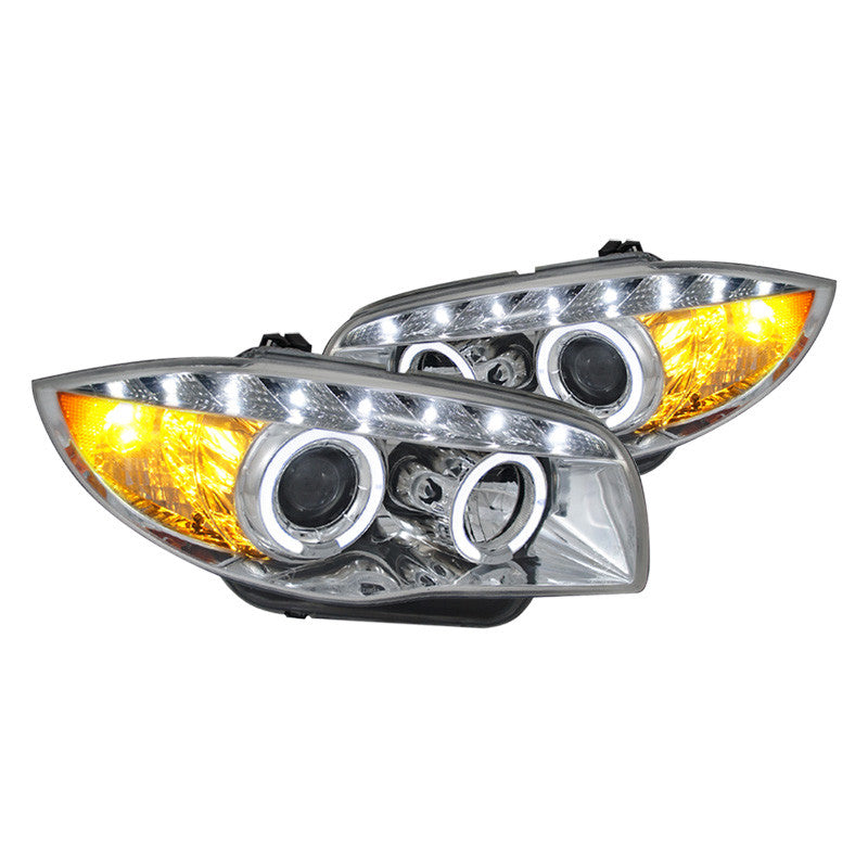 junyan Spec-D 08-13 Bmw E82 E88 Projector Chrome Headlights 2lhp-e8708-tm