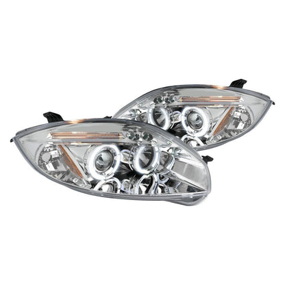 junyan Spec-D 06-08 Mitsubishi Eclipse Halo Projector HeadLights -Chrome