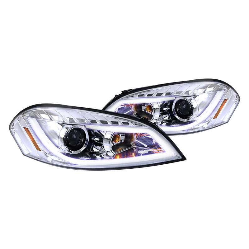 junyan Spec-D 06-12 Chevy Impala Projector Chrome DTRL Headlights 2lhp-ipa06-tm