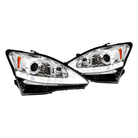 junyan Spec-D 06-09 Lexus Is 250 Projector Chrome Headlights 2lhp-is25006-tm