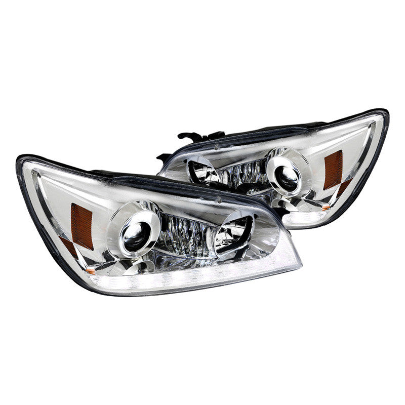 junyan Spec-D 01-05 Lexus Is 300 Projector Chrome W Led Dtrl Headlights 2lhp-is30001-tm