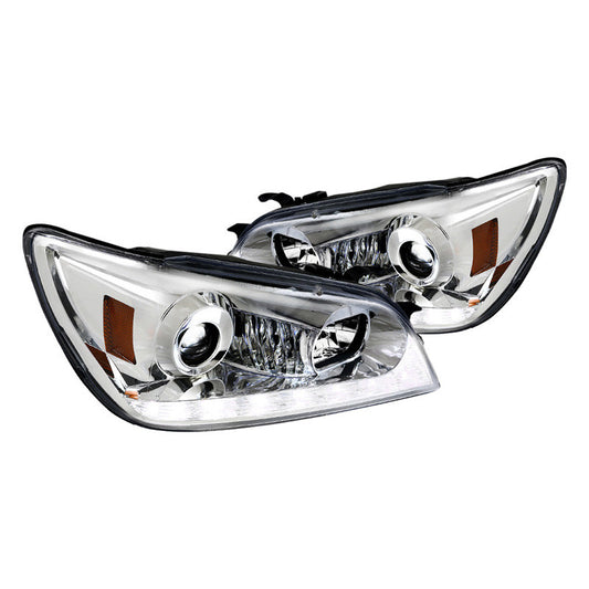 junyan Spec-D 01-05 Lexus Is 300 Projector Chrome W Led Dtrl Headlights 2lhp-is30001-tm