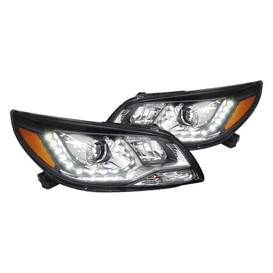 junyan Spec-D 11-Up Chevy Malibu Projector Balck Headlights