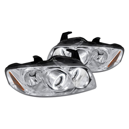 junyan Spec-D 04-06 Nissan Sentra Halo Projector HeadLights -Chrome