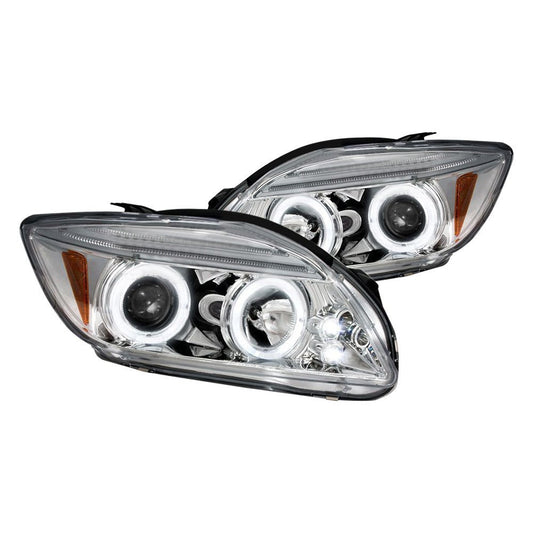 junyan Spec-D 05-07 Scion tC Halo Projector HeadLights -Chrome