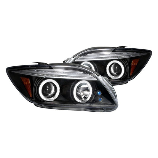 junyan Spec-D 05-07 Scion tC Halo Projector HeadLights -Black