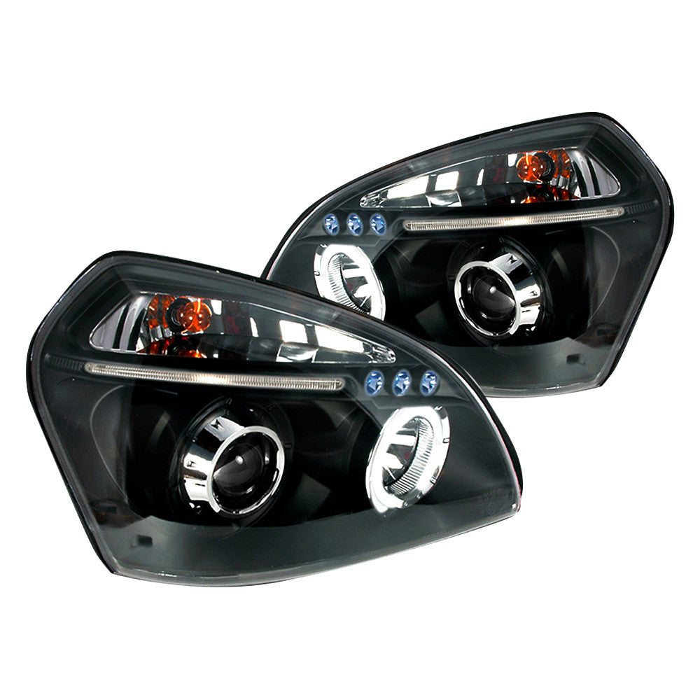 junyan Spec-D 05-09 Hyundai Tucson Projector Black Headlights 2lhp-tuc04jm-tm