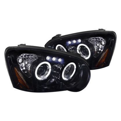 junyan Spec-D 04-05 Subaru Impreza Projector Glossy Blk W Smk Lens Headlight 2lhp-wrx05g-tm