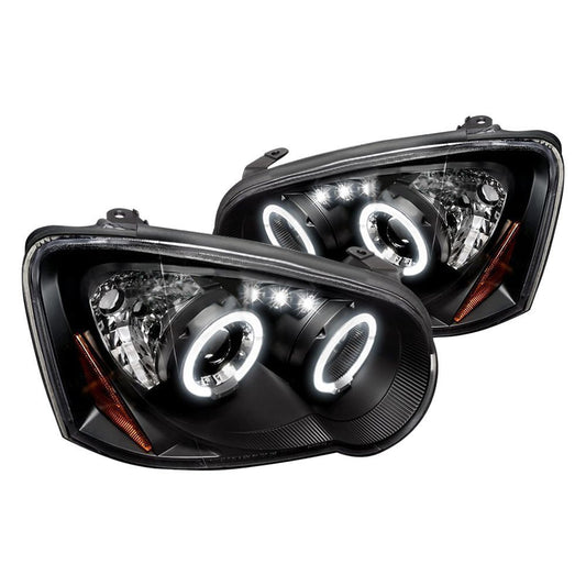 junyan Spec-D 04-05 Subaru Impreza Halo Projector HeadLights -Black