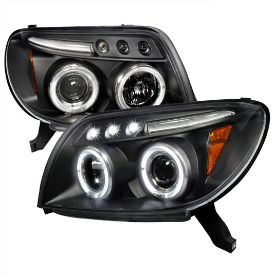 Spec-D 03-05 4Runner Dual Halo Projector Headlights Black