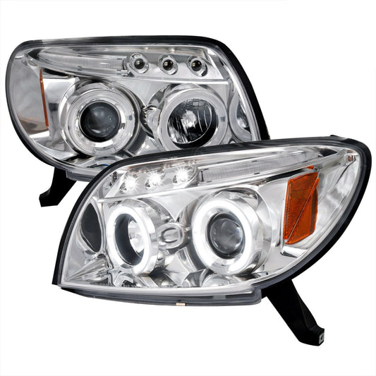 Spec-D 03-05 4Runner Dual Halo Projector Headlights Chrome