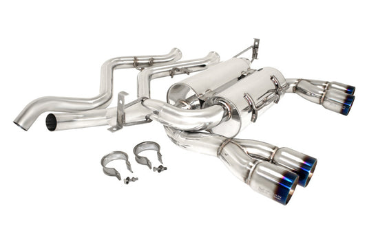 Megan Racing BMW M3 08-13 Burnt Roll Tips Axle Back Exhaust BE92M3-VO (MR-ABE-BE92M3-VO)
