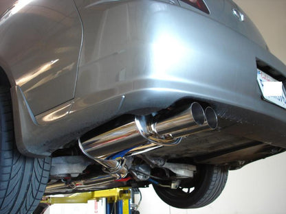 Megan Racing G35 03-06 4dr Burnt Roll Tips OE-RS CatBack Exhaust