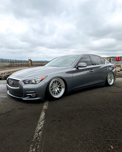 Aodhan DS06 18x8.5 5x114.3 ET35 Machined Silver Deep Dish Wheel