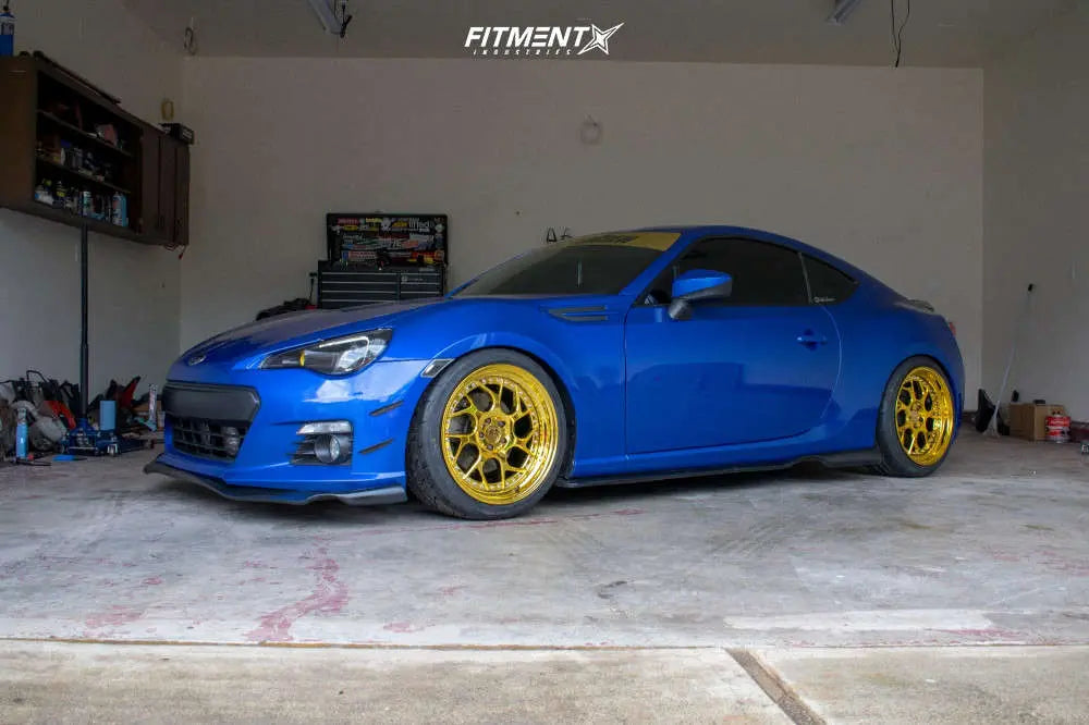 Aodhan DS01 18x8.5 twisted spok silver 5x114.3 wheel ET35 stance