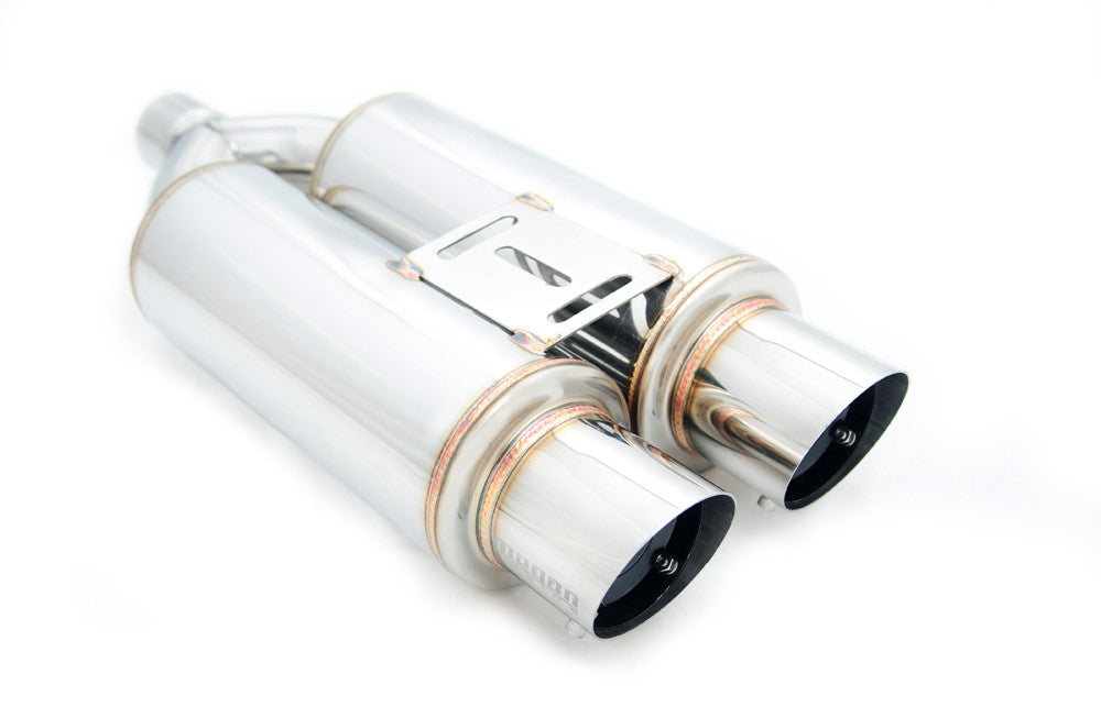 Megan Racing M-DF Universal Dual Outlet Muffler MR-MU-MDF – SEmotors.com