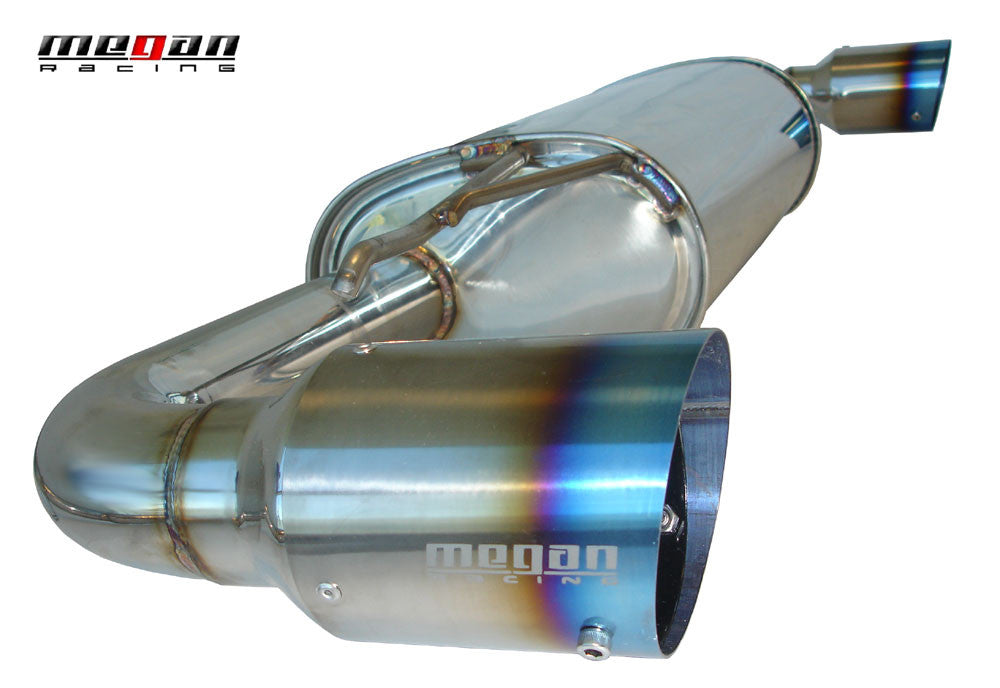 Megan Racing Audi TT Axleback exhaust burnt tip