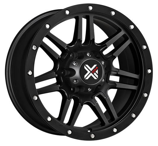 DX4 20x9 Type 7S 6x139.7 matte black 4x4 off road wheels