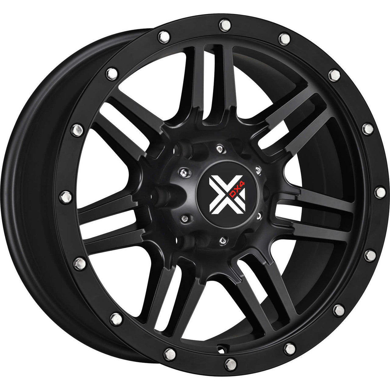 DX4 7S 20X10 wheels 6x139.7 Flat Black Full Painted ET-18