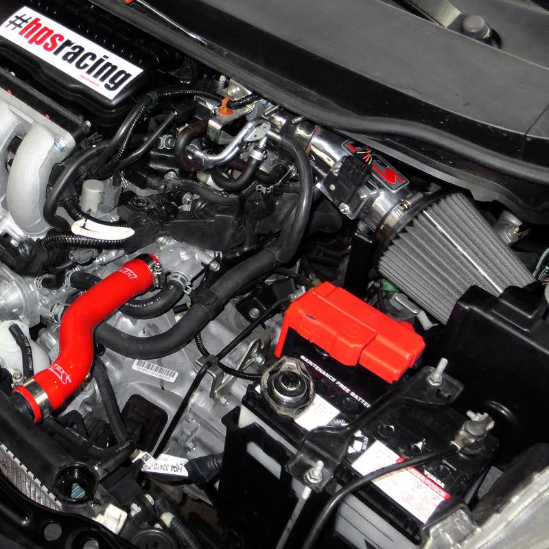 HPS Red Short ram Air Intake Honda Fit