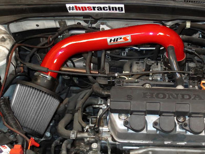 HPS Red Short ram Air Intake Honda Civic