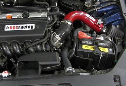 HPS Red Short ram Air Intake Acura TSX