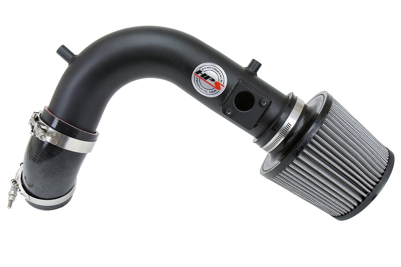 HPS Black Short ram Air Intake Kit Cool Short Ram High Flow Filter 827-105WB