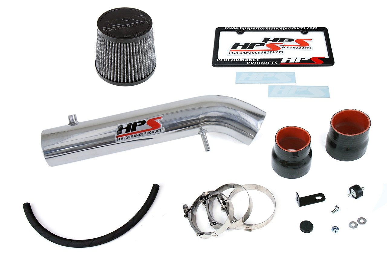 HPS Short Ram Air Intake 827-109P Honda Civic 1992-95 Polish