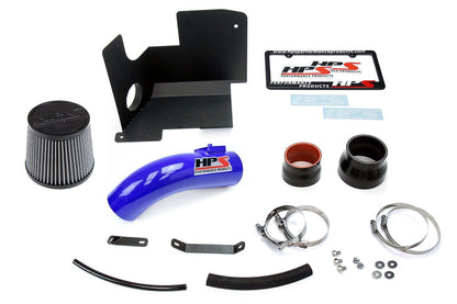 HSP 827-111BL Blue Short ram Air Intake Kit With Heat Shield