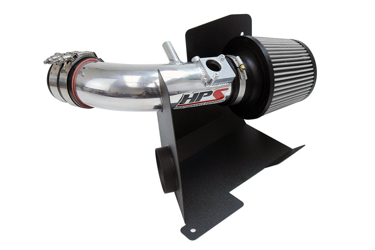 HPS Performance Polish Short ram Air Intake Kit for 2012-2015 Honda Civic Si 2.4L