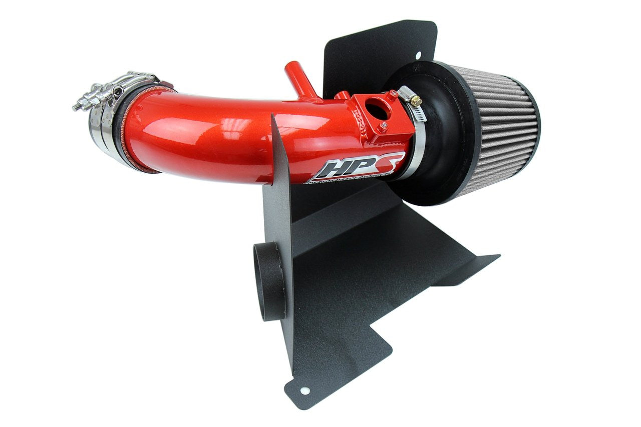 HPS Performance Red Short ram Air Intake Kit for 2012-2015 Honda Civic Si 2.4L